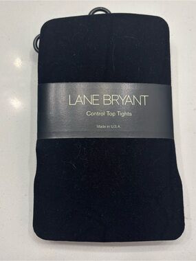Lane Bryant Control Top Tights - Black NWT